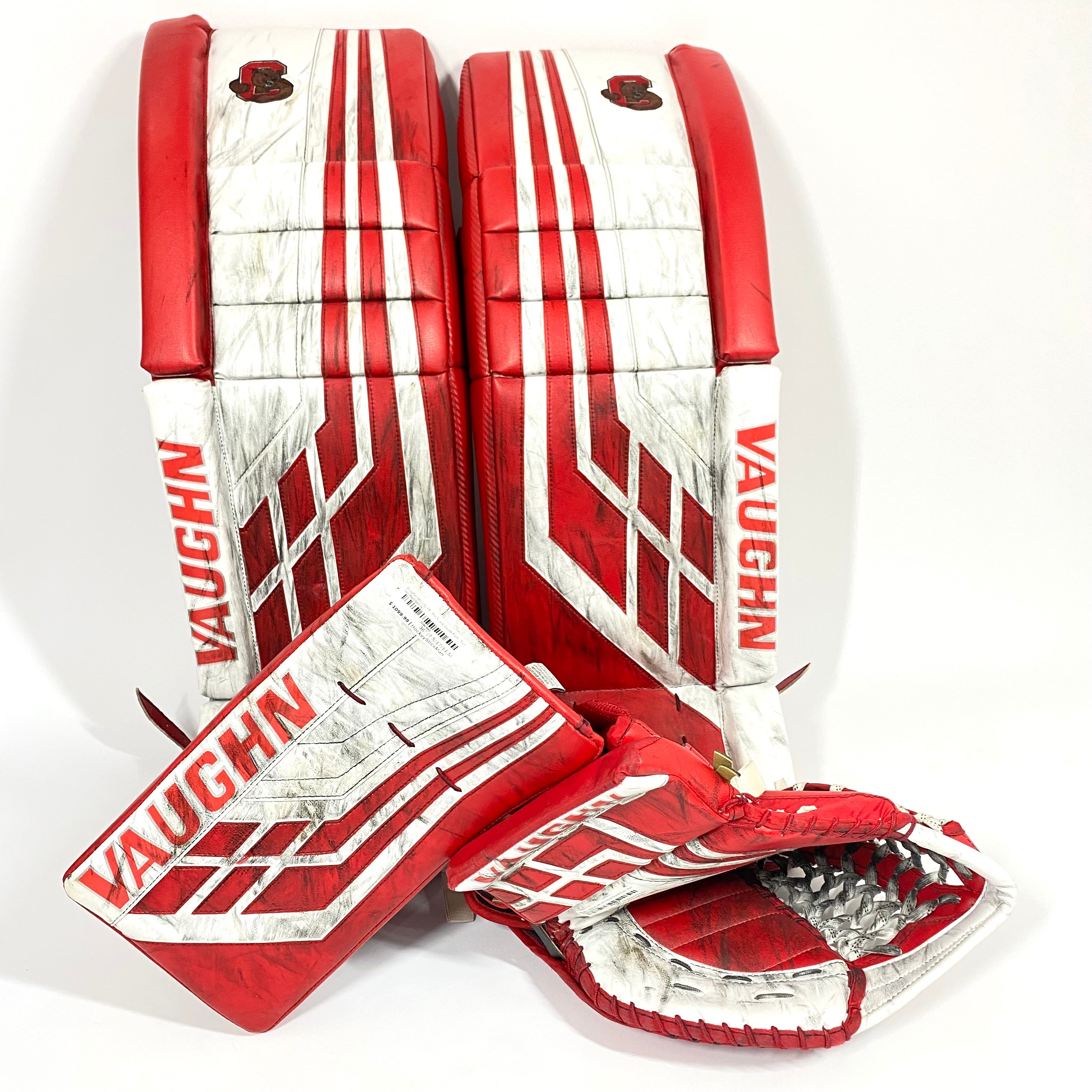 Vaughn Velocity VE8 - Pro Stock Gardien de but - Ensemble complet (rouge/blanc)